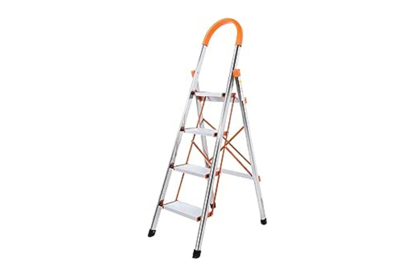 4-Step Stool Ladder Portable Folding Anti-Slip