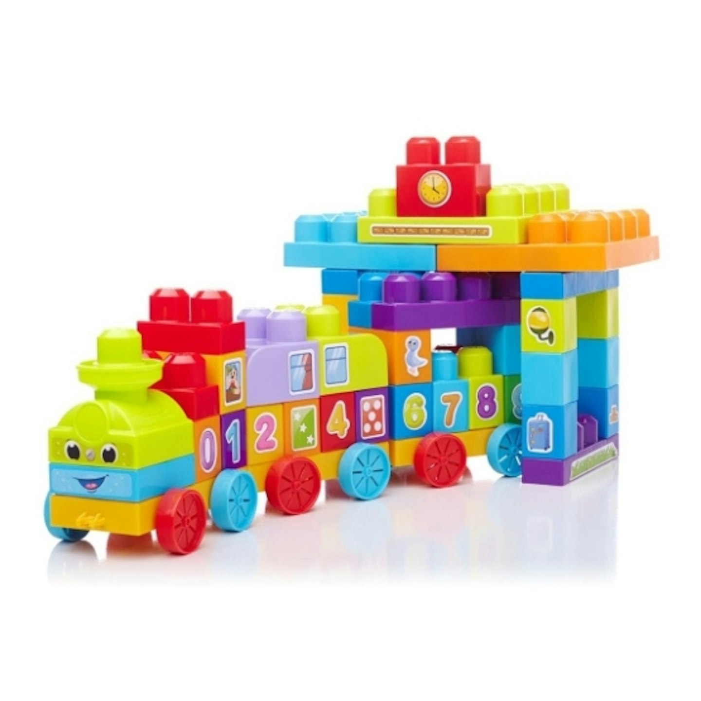 Mega Bloks First Builders 123 Learning Train