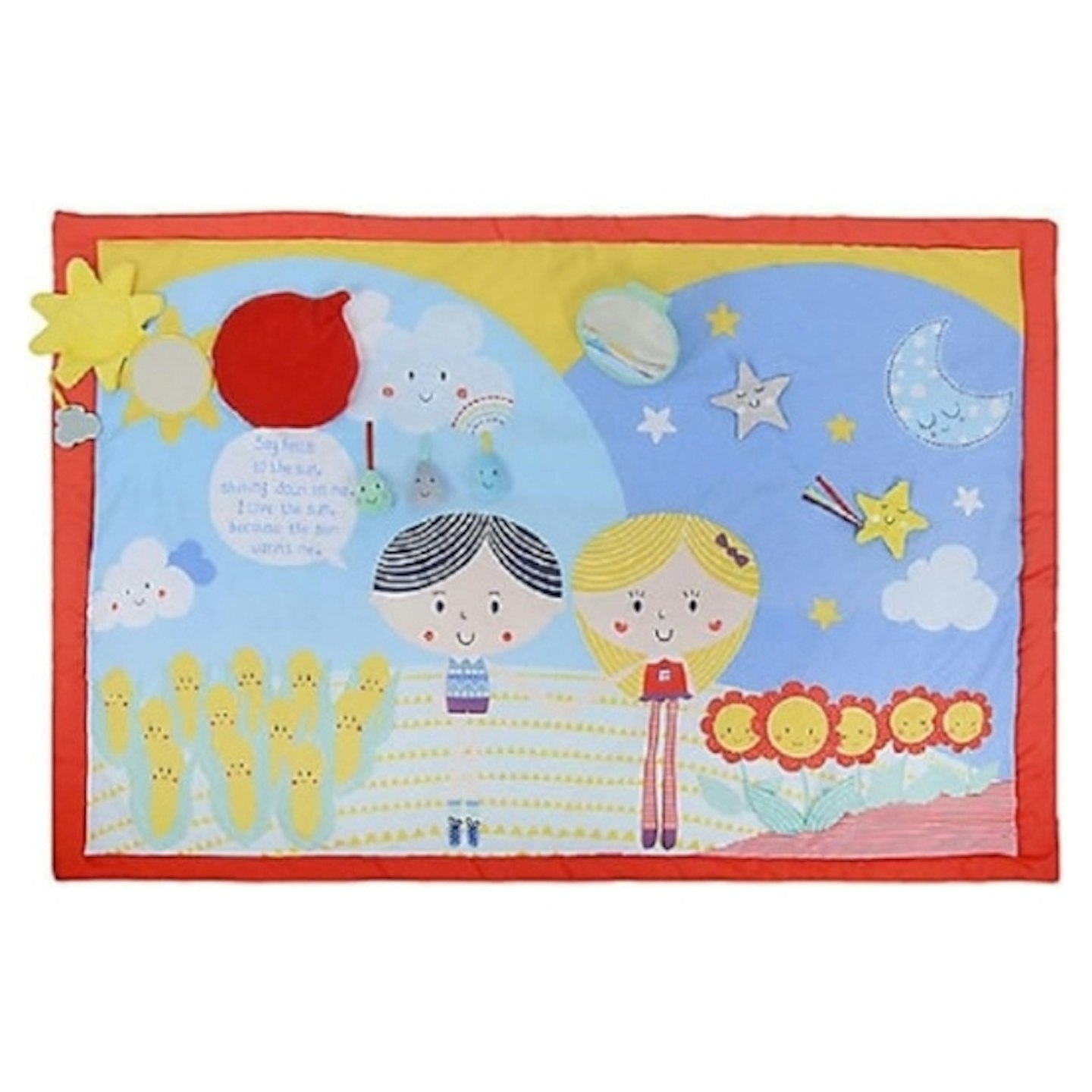 Baby Sensory Say Hello Friends Double-Sided Activity Mat 