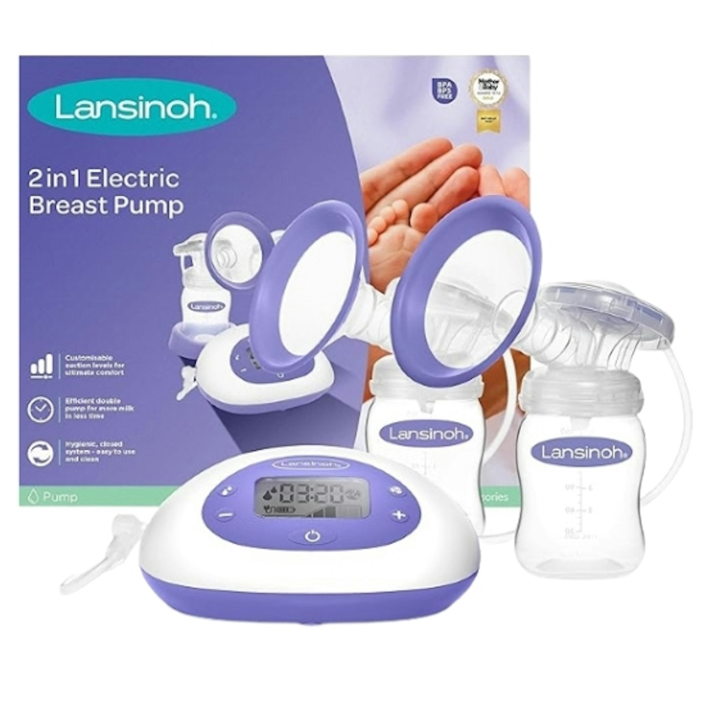 Lansinoh 2 in 1 Double Electric Breast Pump