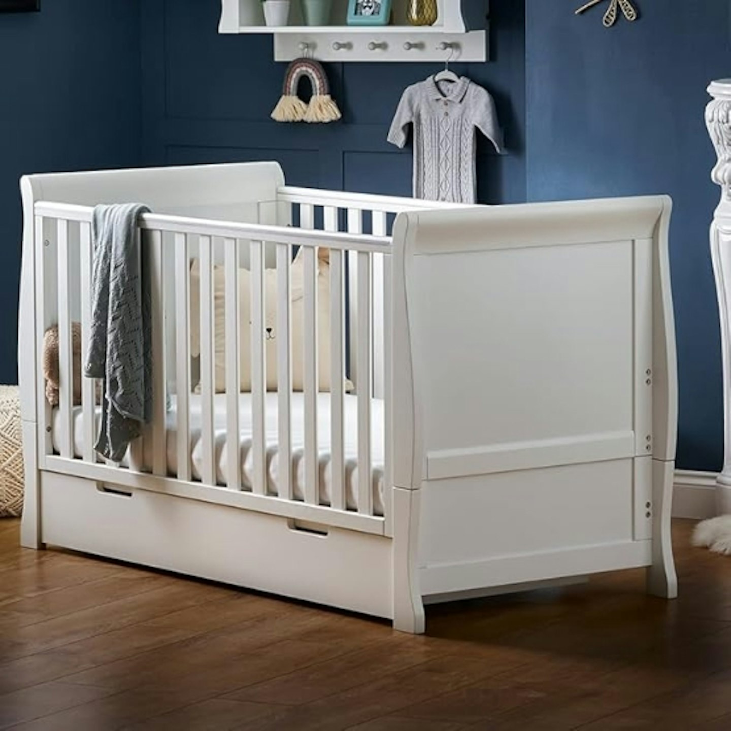 Obaby Stamford Sleigh Classic Cot Bed