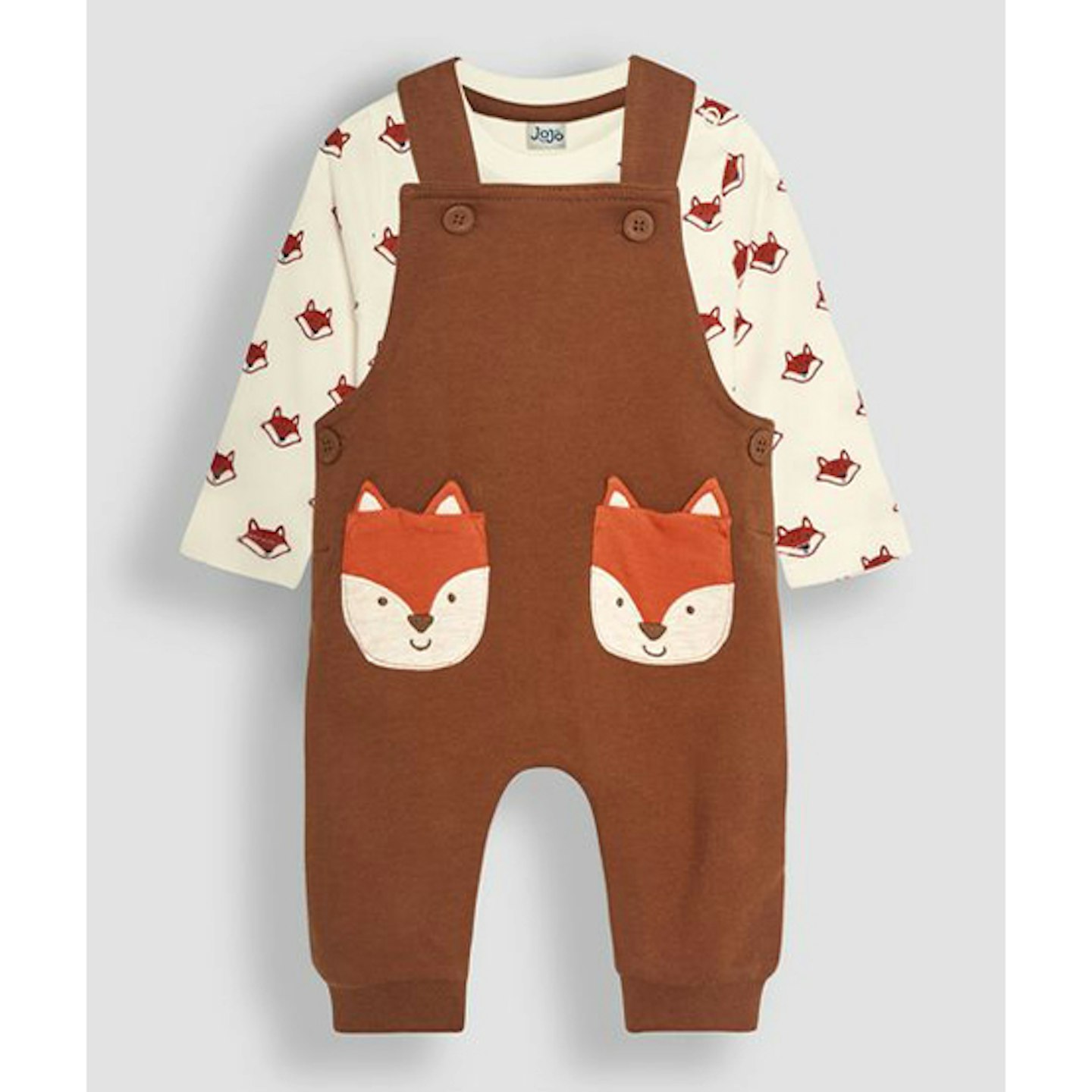 Appliqué Pocket Dungarees and Top Set