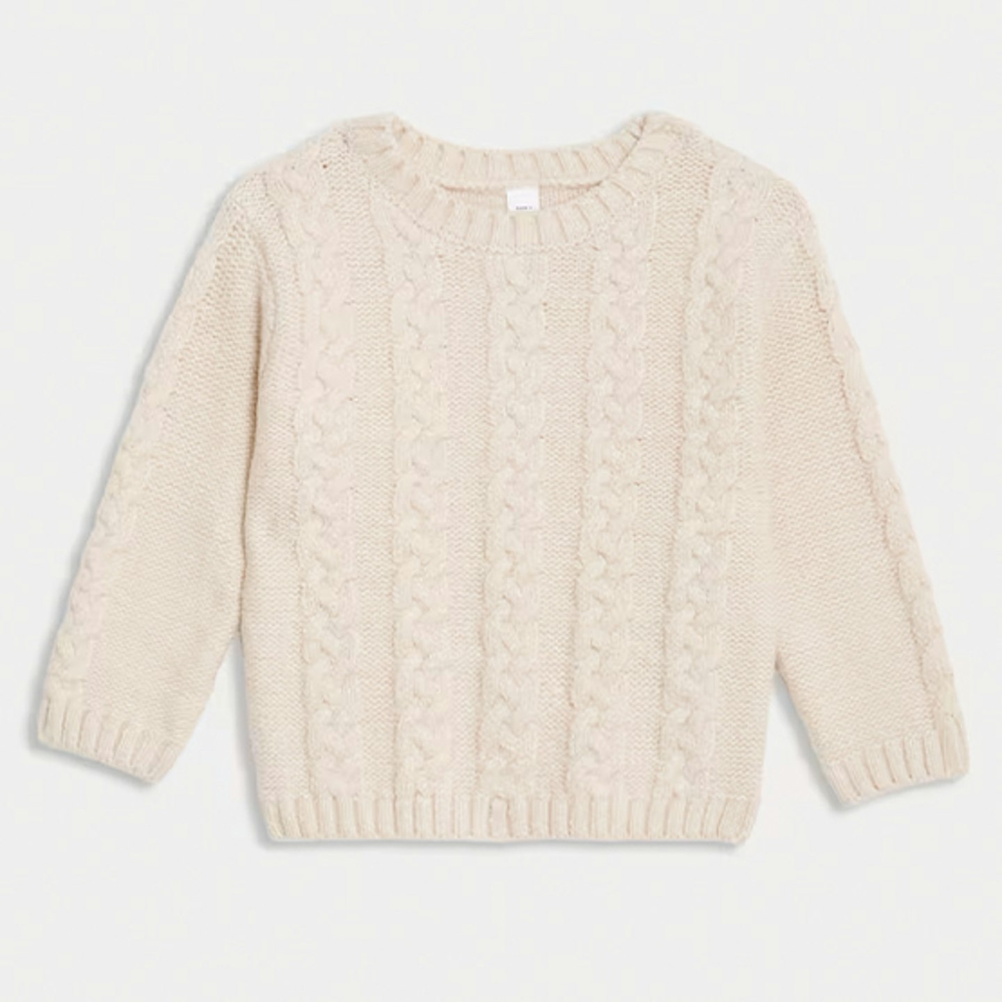 Cable knit jumper