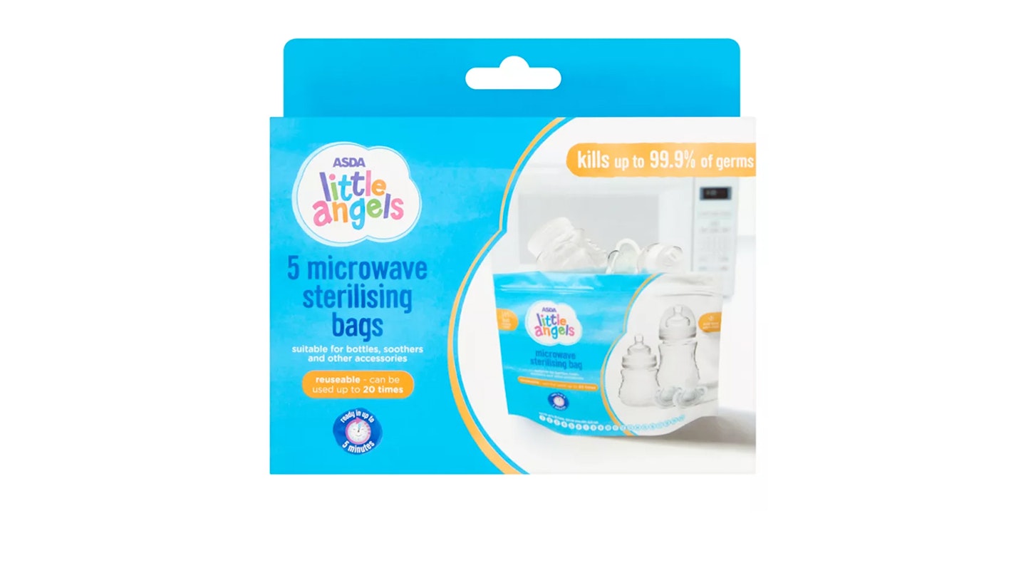 ASDA Little Angels 5 Microwave Sterilising Bags