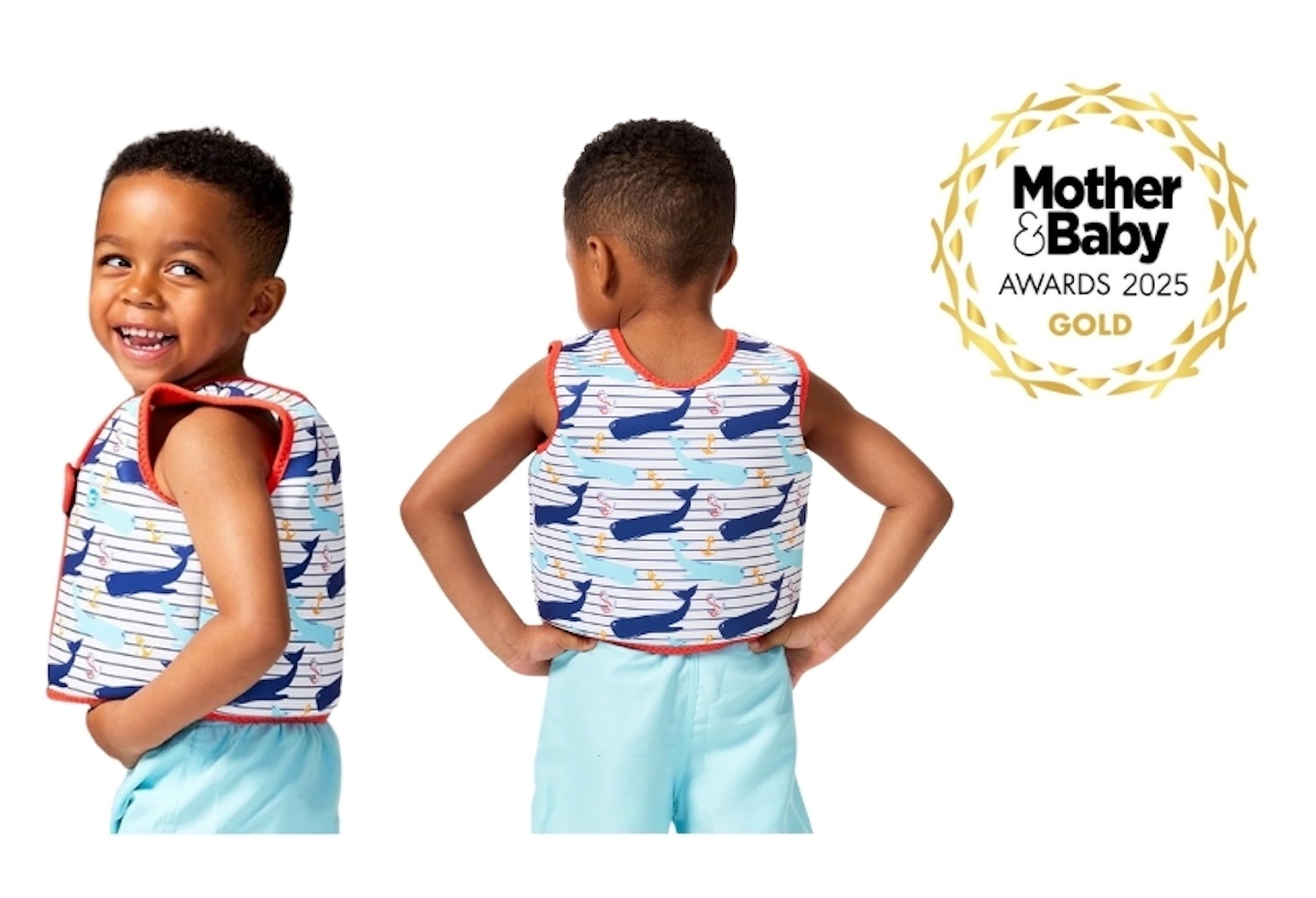 Splash About Go Splash Swim Vest with 2025 MAB award rosette