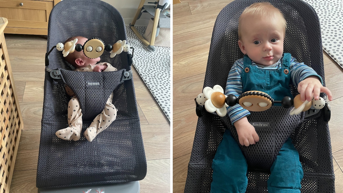 Discover the new fabric and colours of BabyBjorn Bouncer Bliss