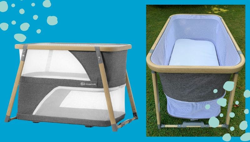 Travel Crib For Toddlers 1-3 Kinderkraft Sofi Portable Travel Crib