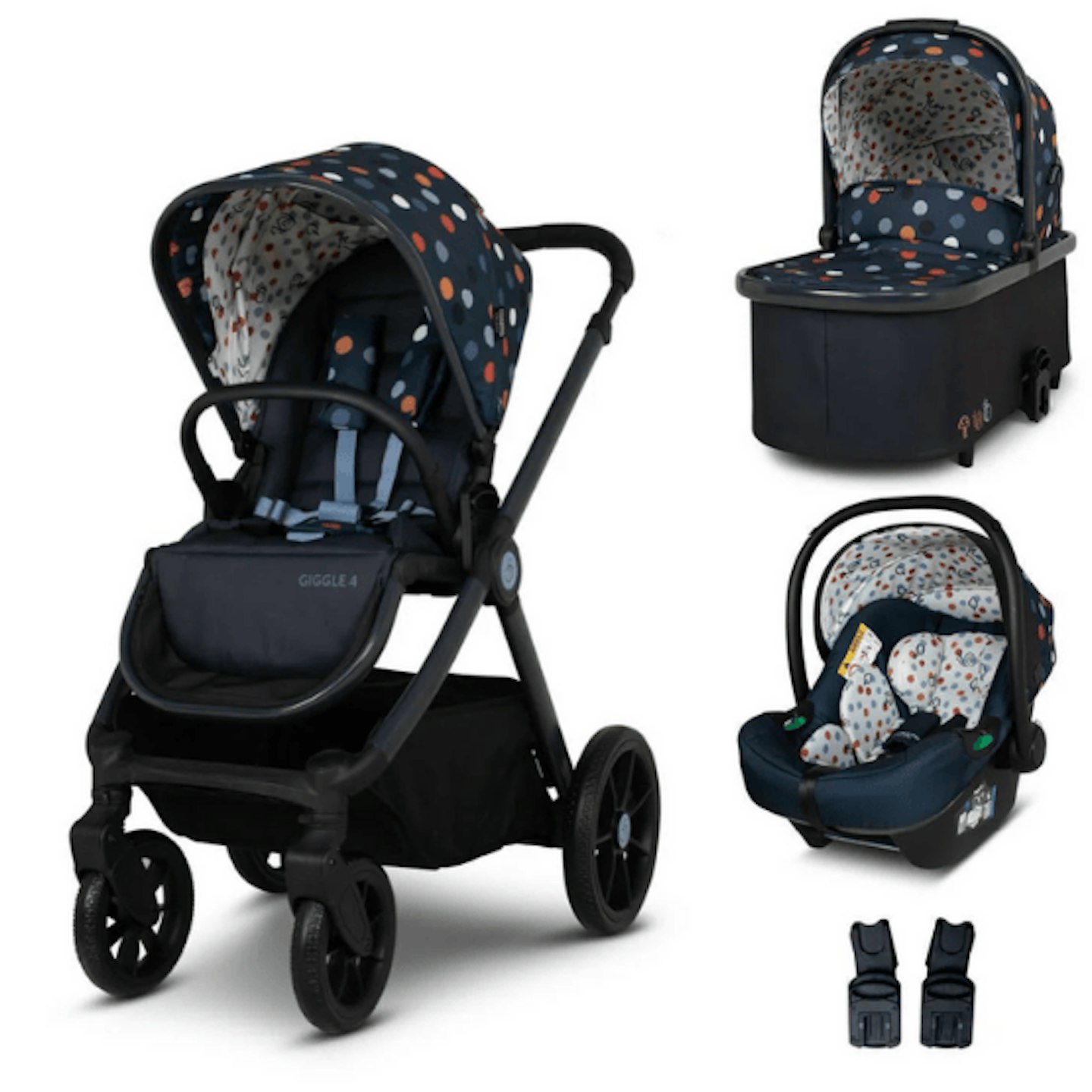 Cosatto Giggle 3-in-1 Car Seat and Pram Bundle