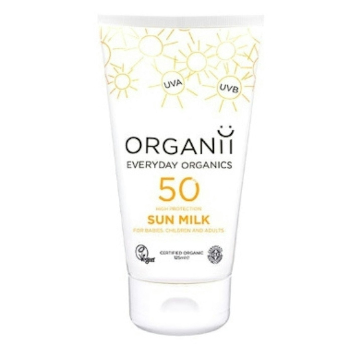 Organii Sun Milk Cream with SPF 50