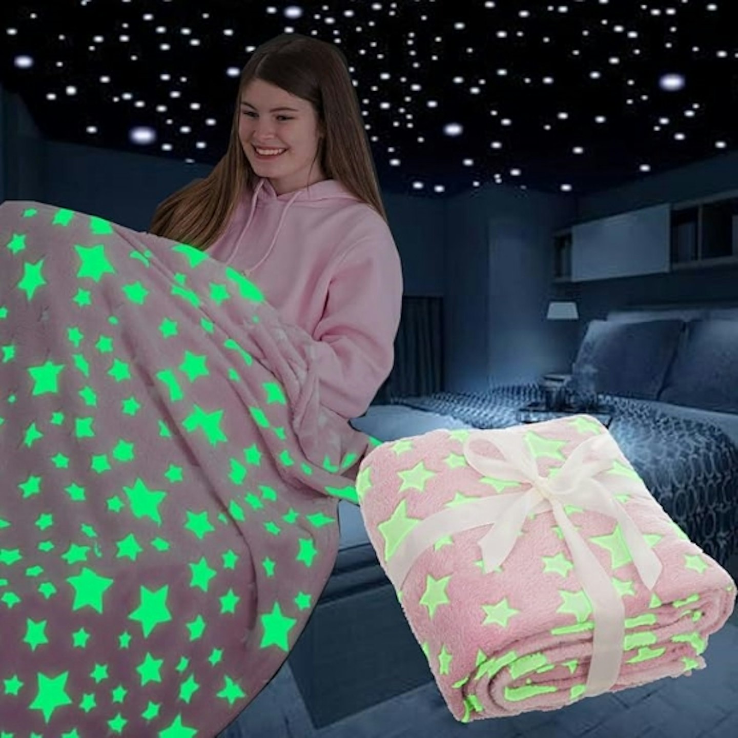 Glow in The Dark Throw Blanket