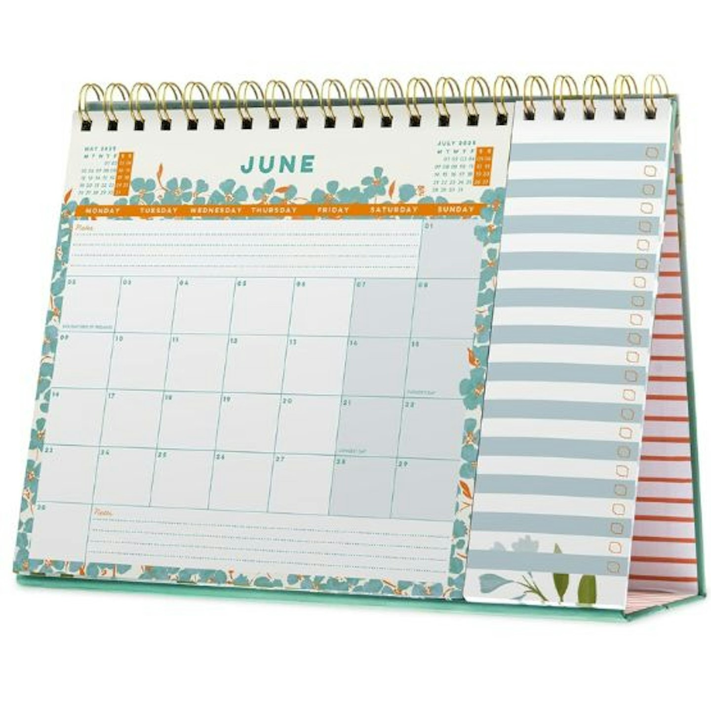 Boxclever Press Everyday Desk Calendar 2025 with To-Do List Flip Pad