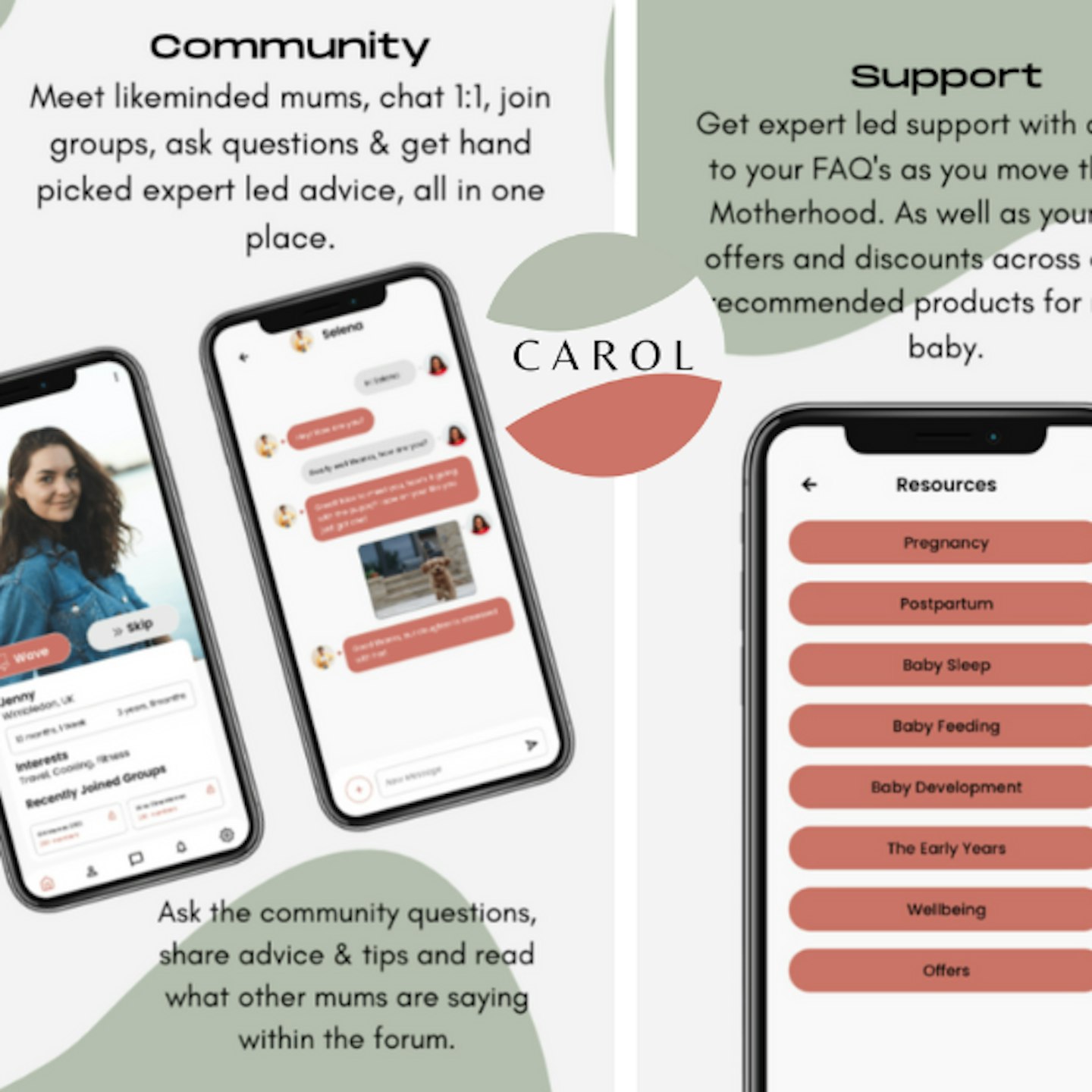 carol app for mums