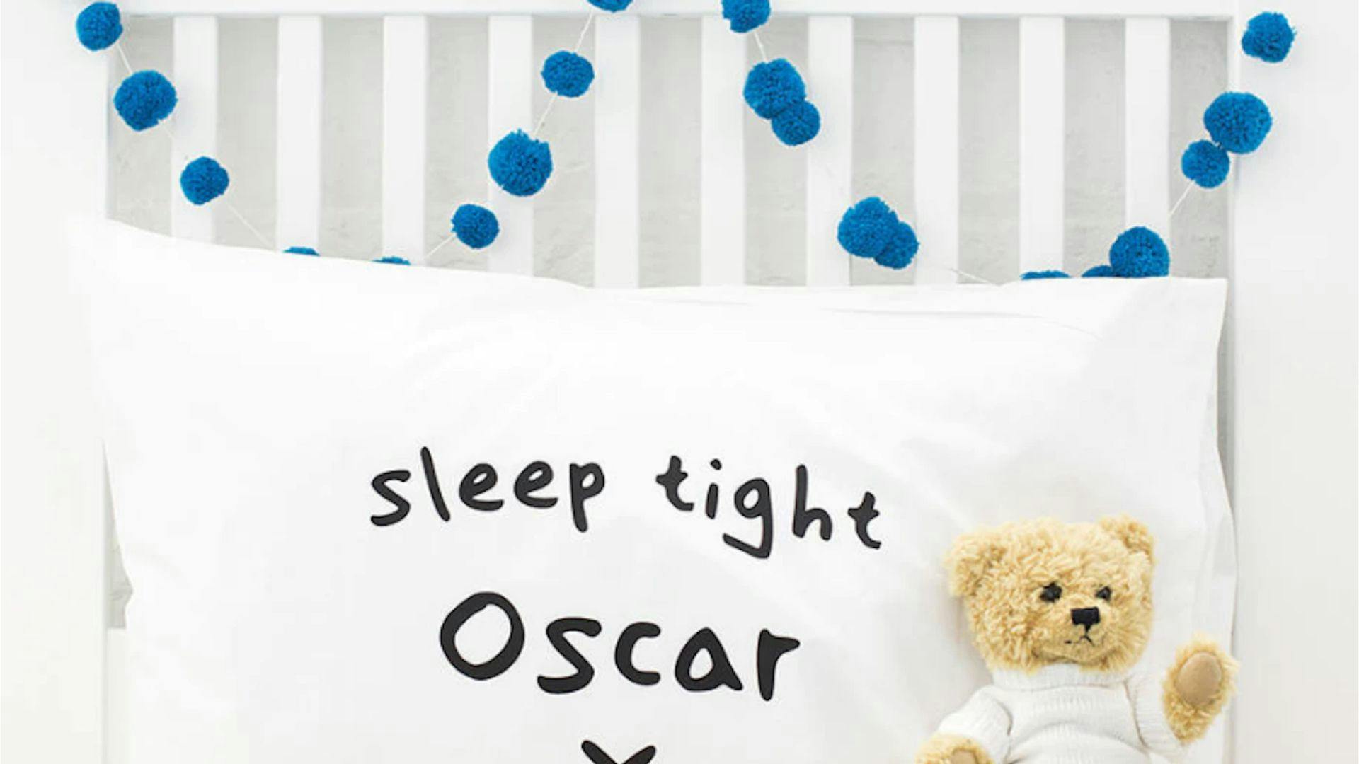 Our favourite personalised pillowcases