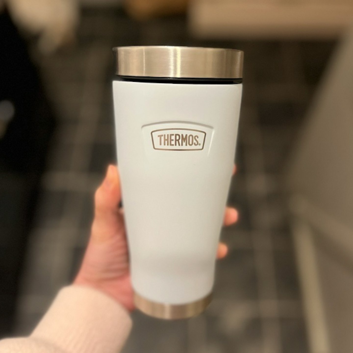 Thermos travel mug