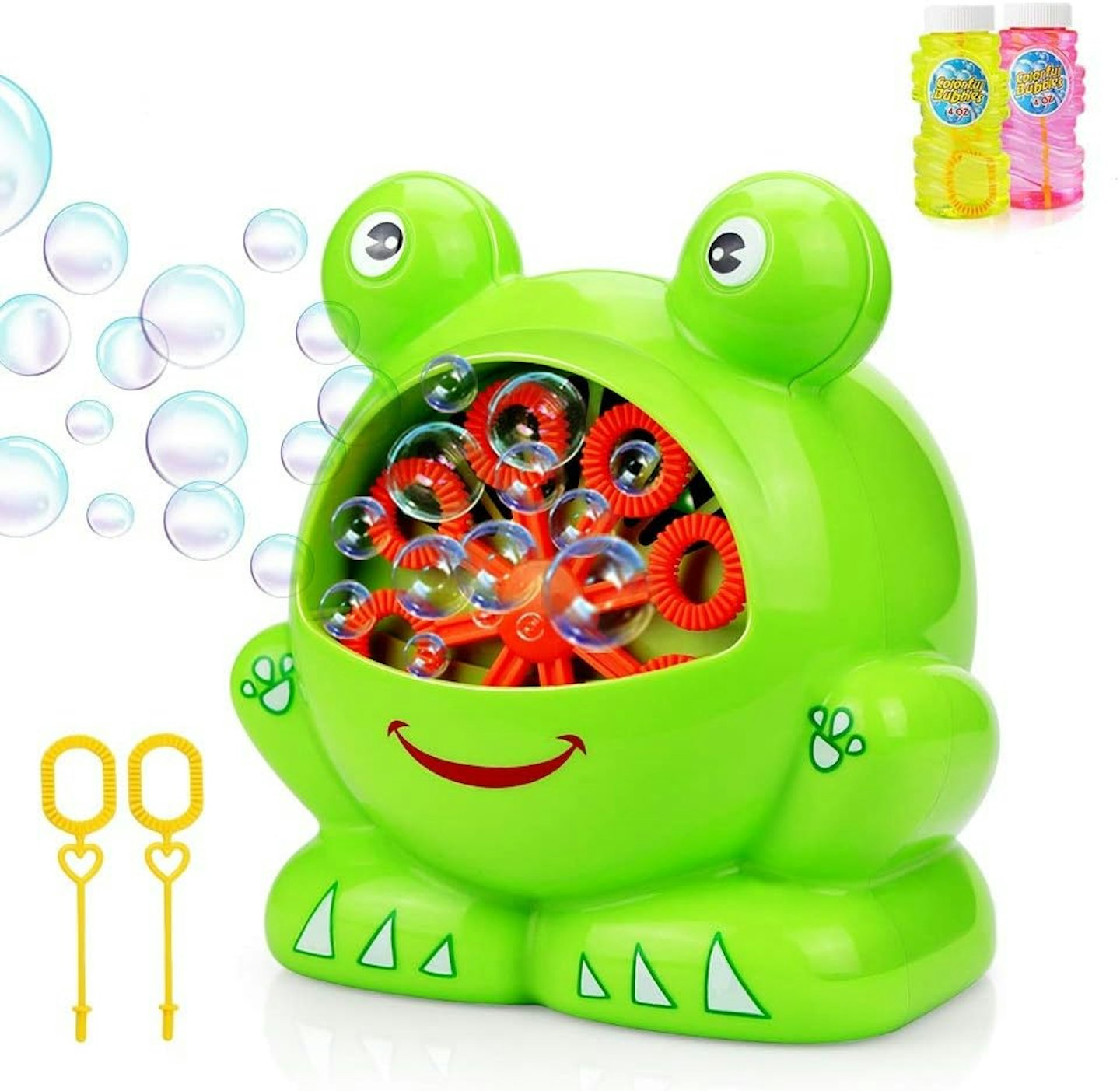 Bubble Machine With 2 Bottles of Bubble Liquid