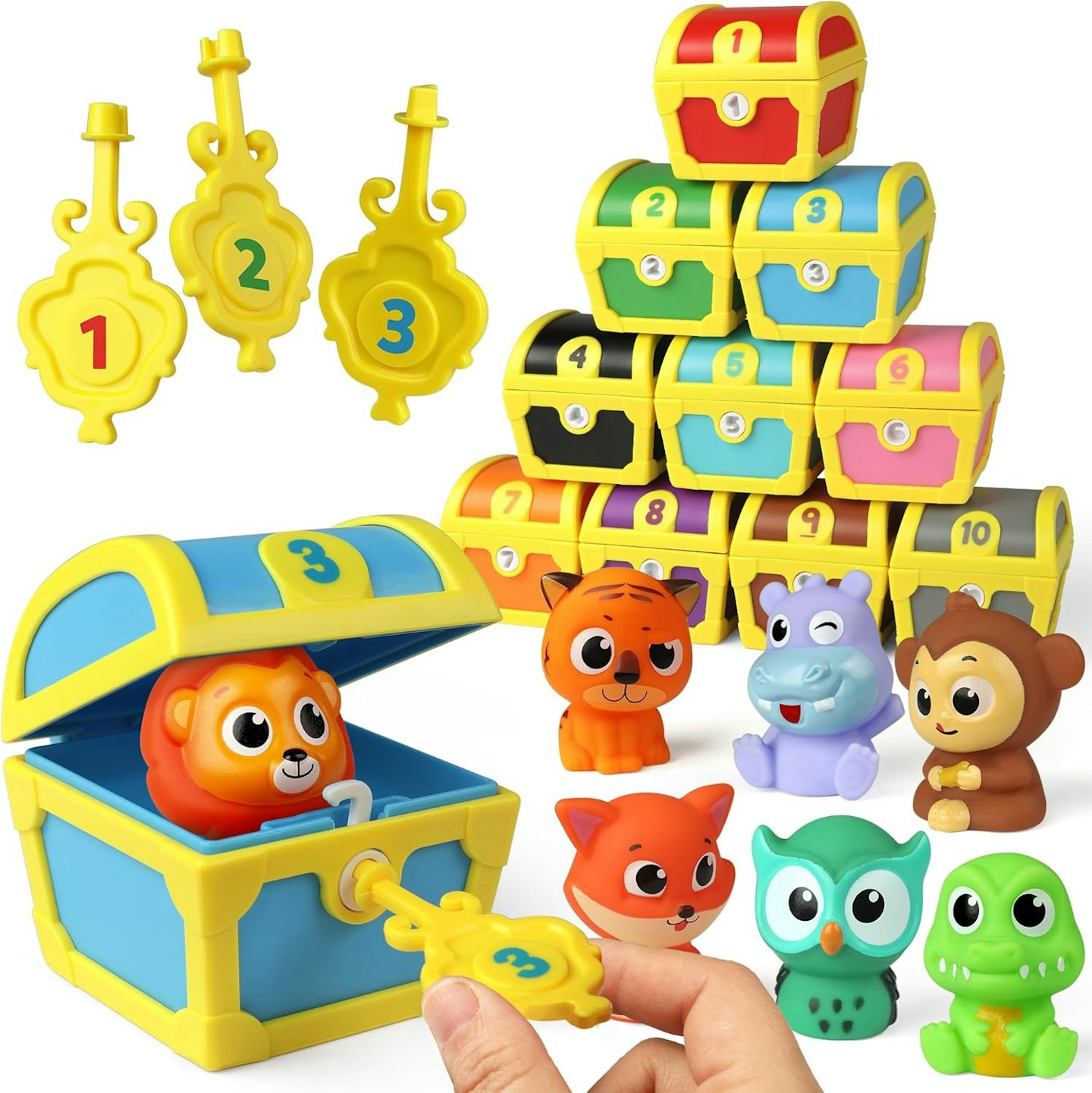 Coogam Finger Puppets Pirate Hunt Game
