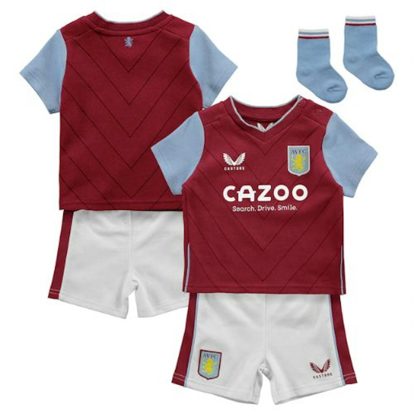 Aston Villa Home Baby Kit 2022-23
