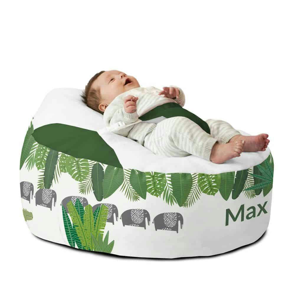 Baby bean bag discount chair with straps