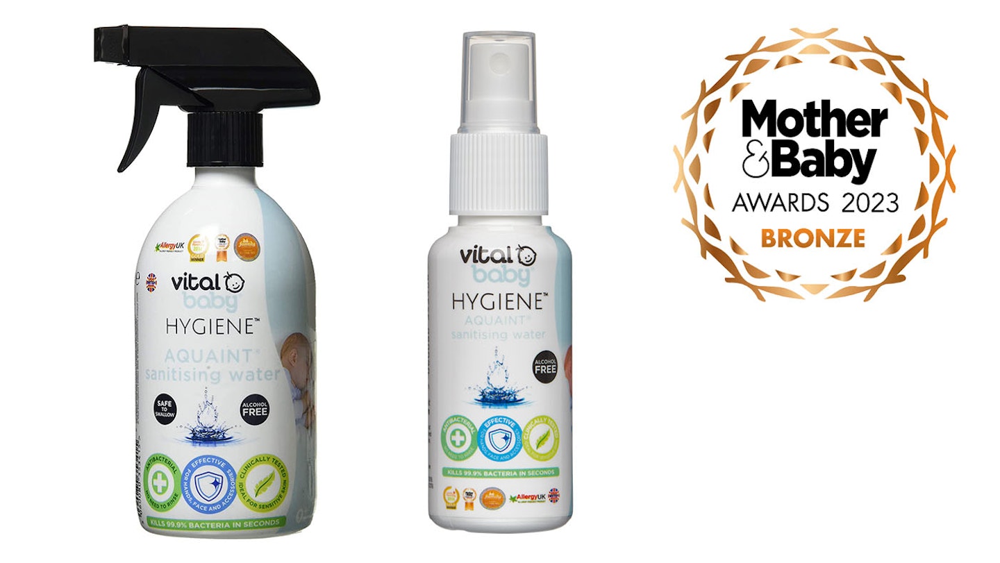 HYGIENE AQUAINT® sanitising water from Vital Baby awards
