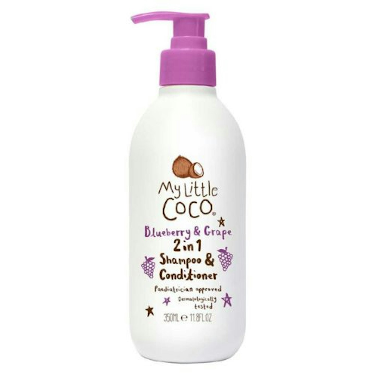 My Little Coco Blueberry & Grape 2 in 1 Shampoo & Conditioner 350ml