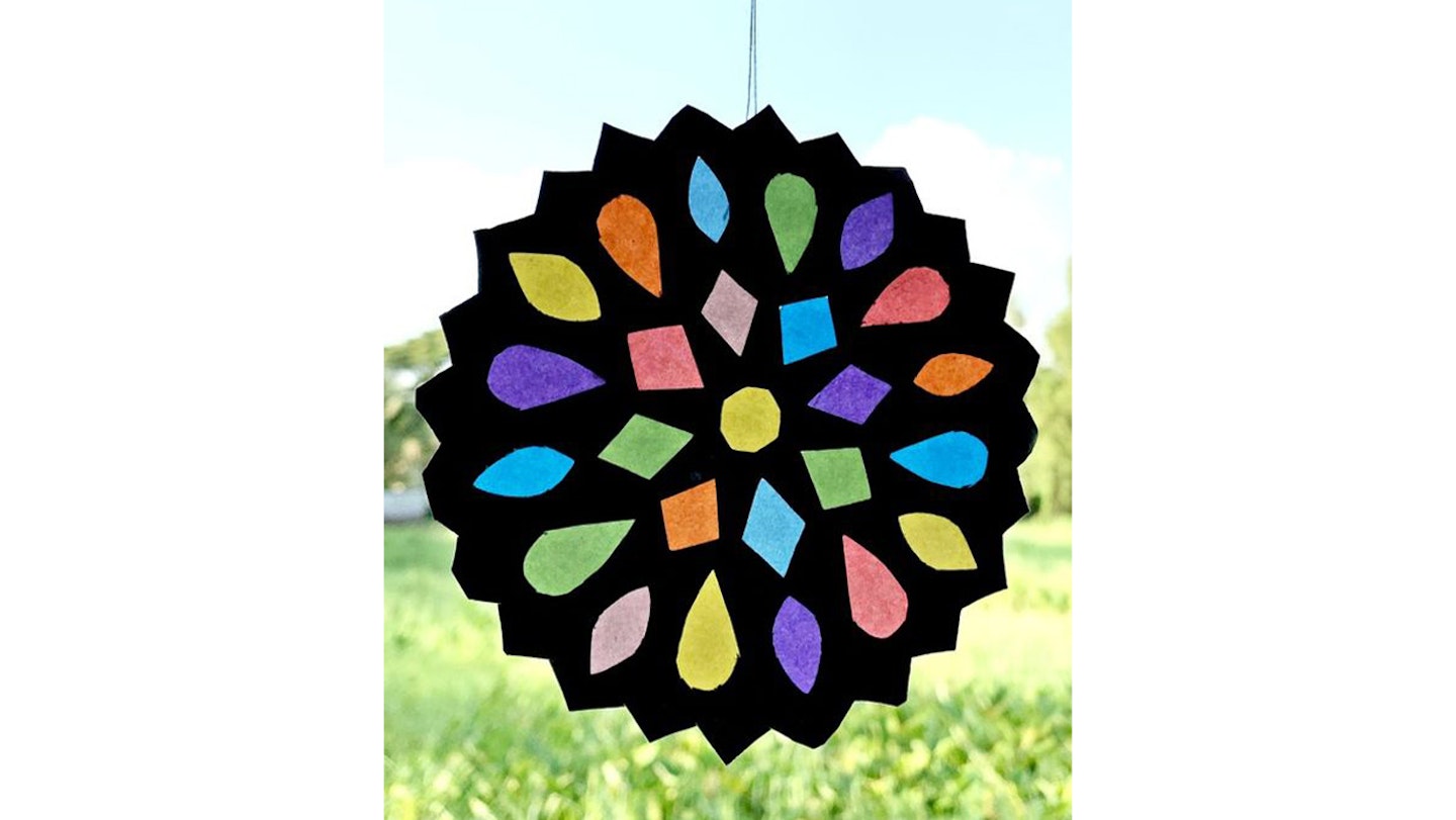 Rangoli suncatcher