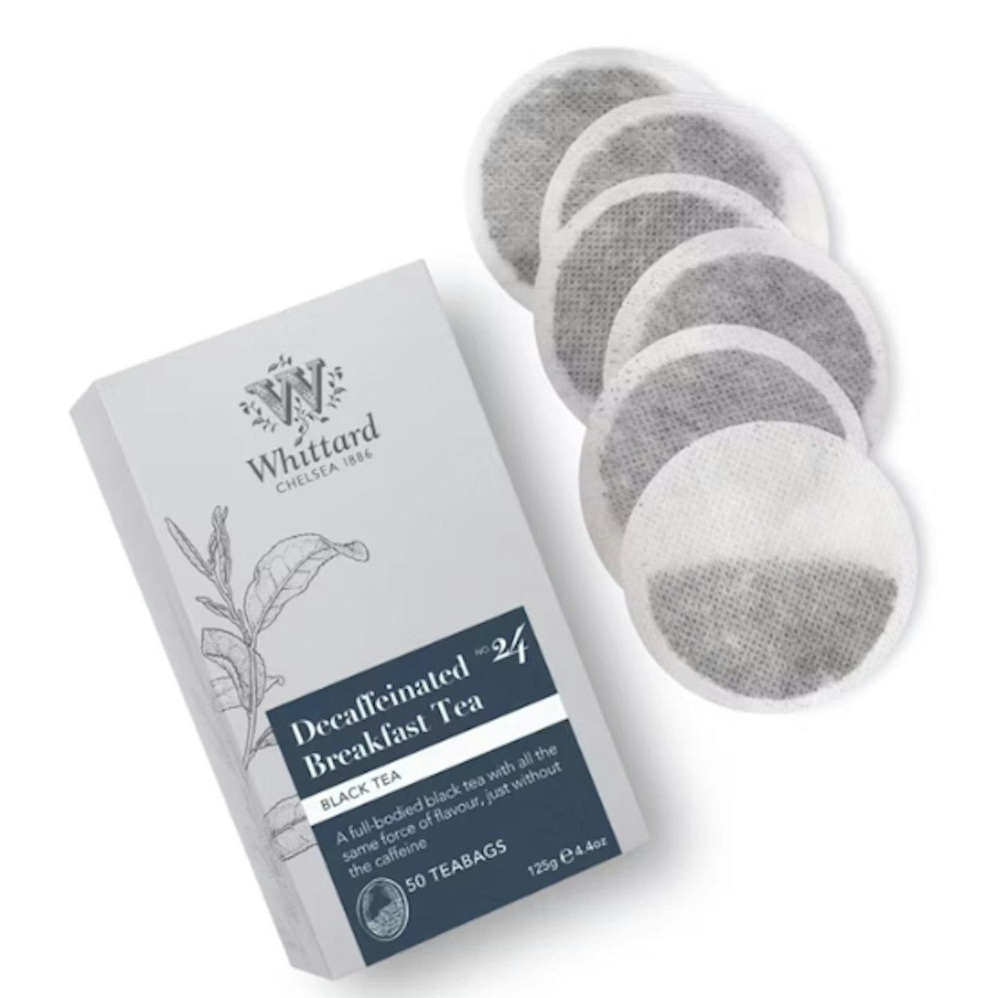 Whittard Decaf English Breakfast 50 Traditional Teabags