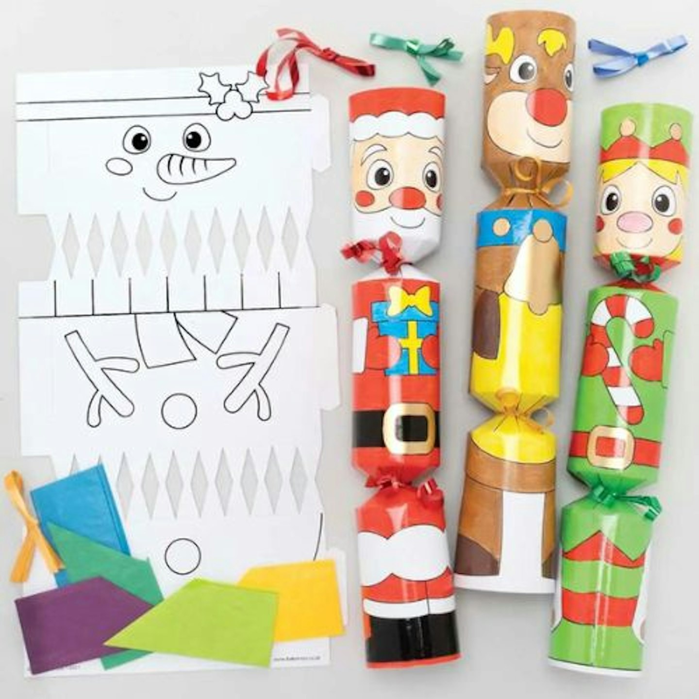 Christmas Colour-in Cracker Kits