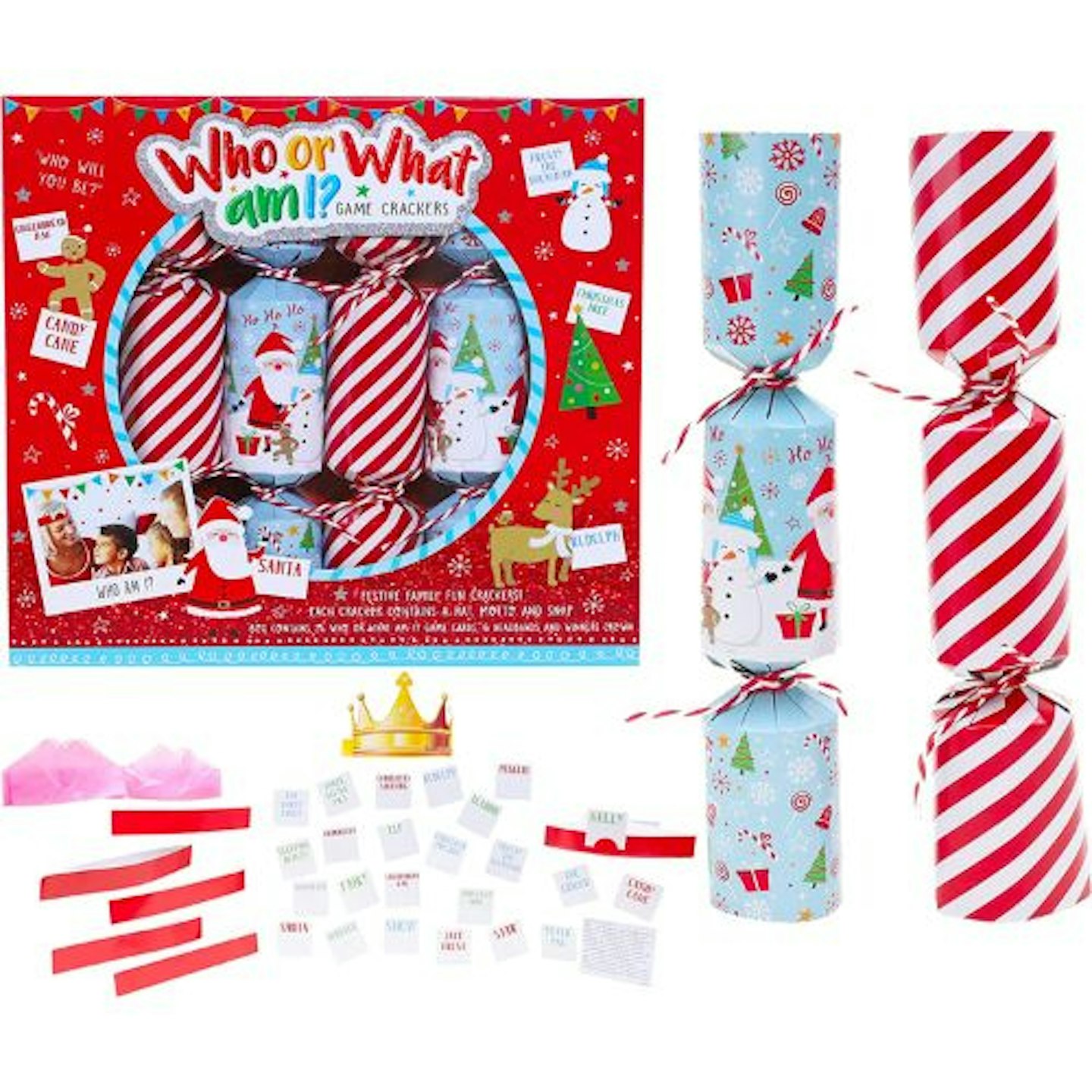 Christmas Cracker Games For The Party-red White Christmas Tree