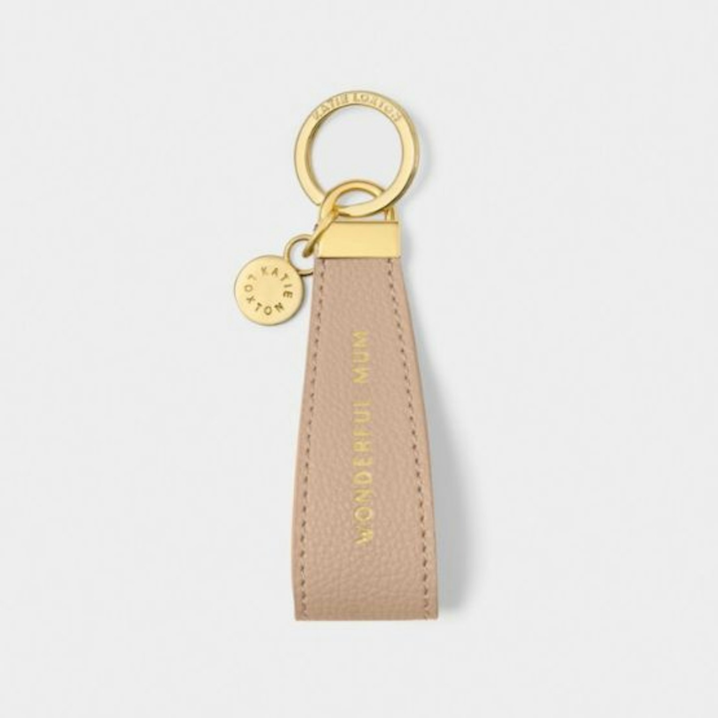 Katie Loxton nude keyring with 'Wonderful Mum' printed on