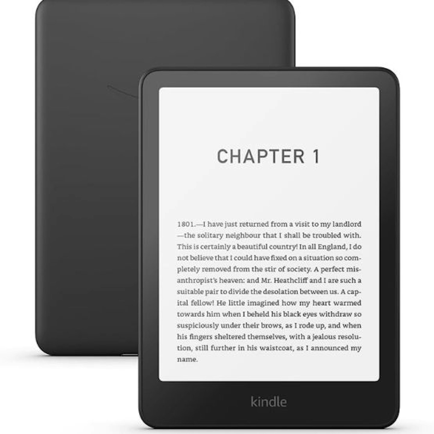 A front and back image of a Kindle Paperwhite