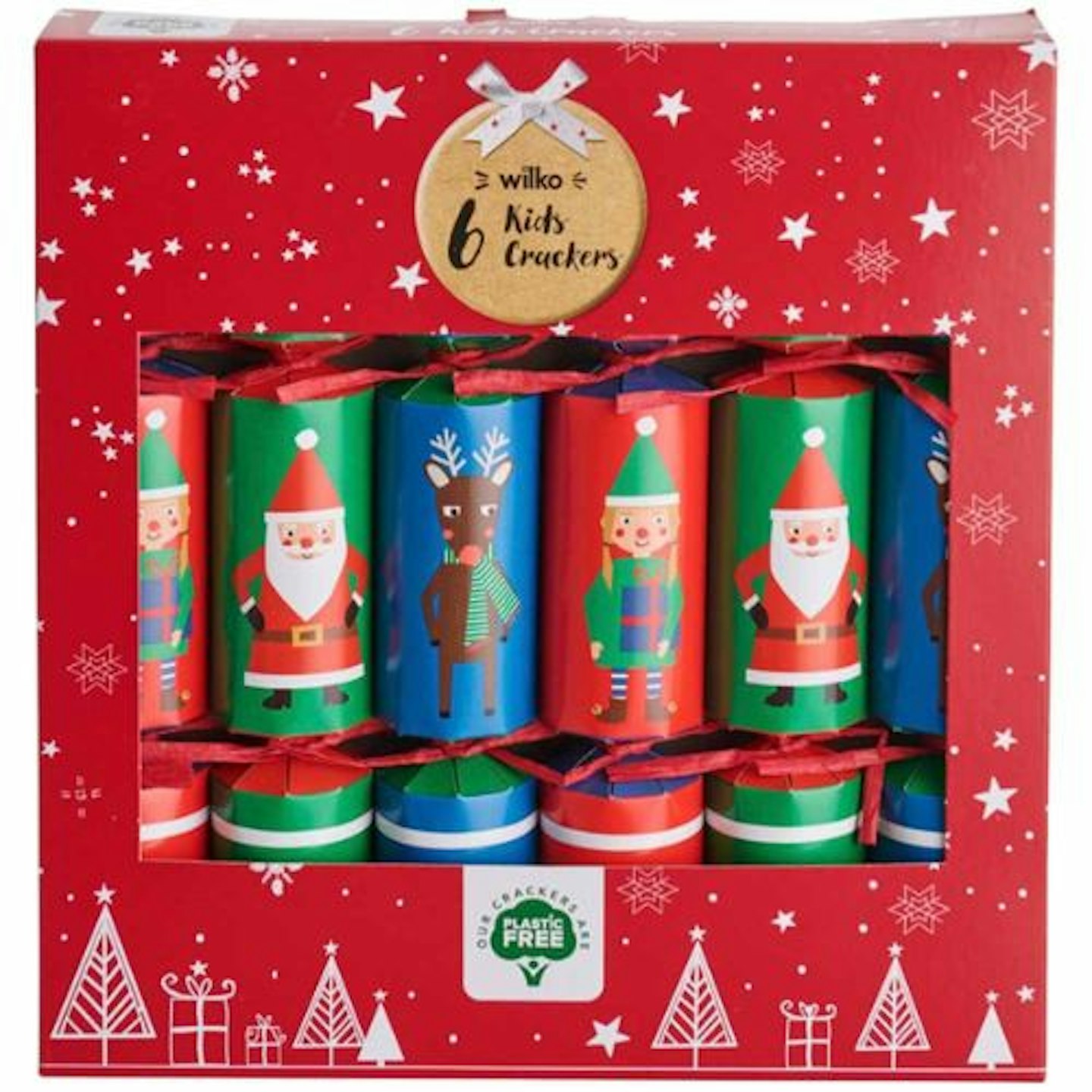 Wilko 6 Pack Merry Kids Crackers