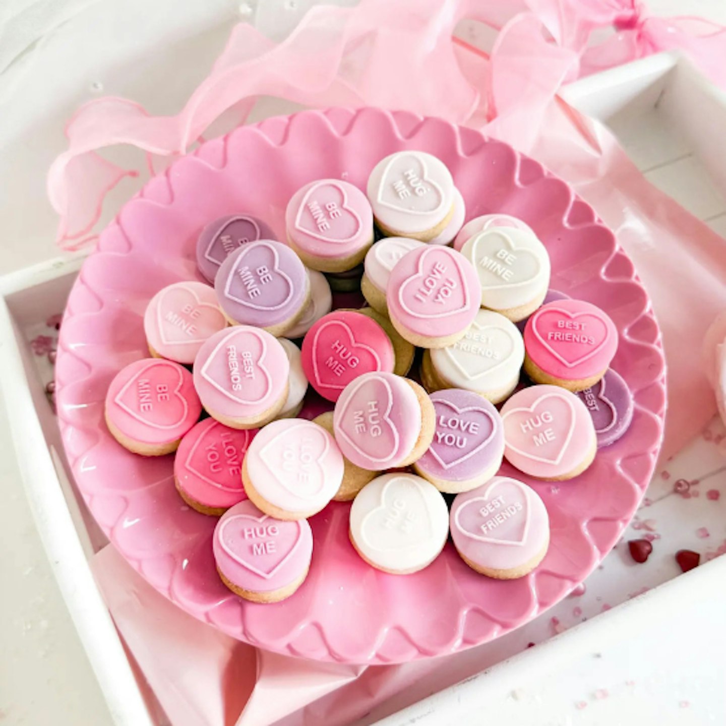 Mini Love Hearts Valentine's Biscuit Baking and Decorating Kit 