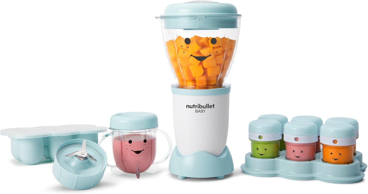NutriBullet NBY-50100 Baby Complete Food-Making System, 32-Oz, Blue