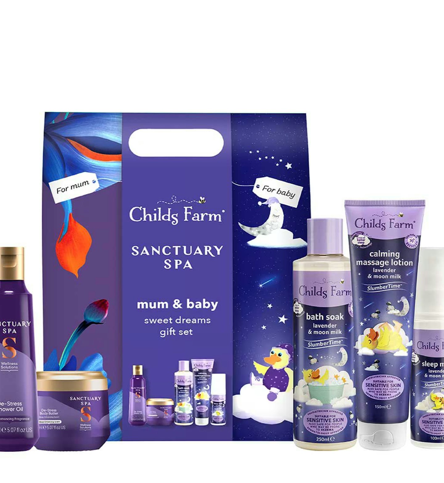 Child's Farm X Sanctuary Spa gift set