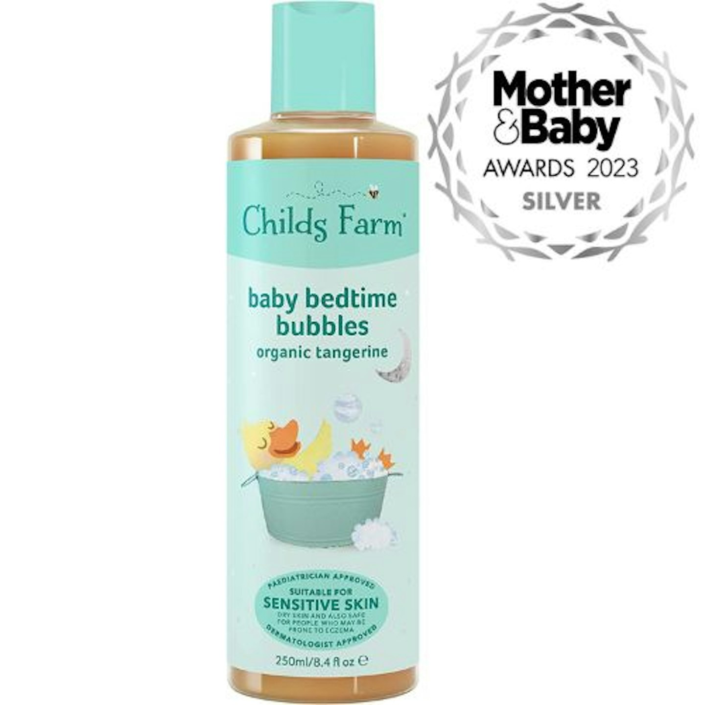 Childs Farm Baby Bedtime Bubbles Organic Tangerine