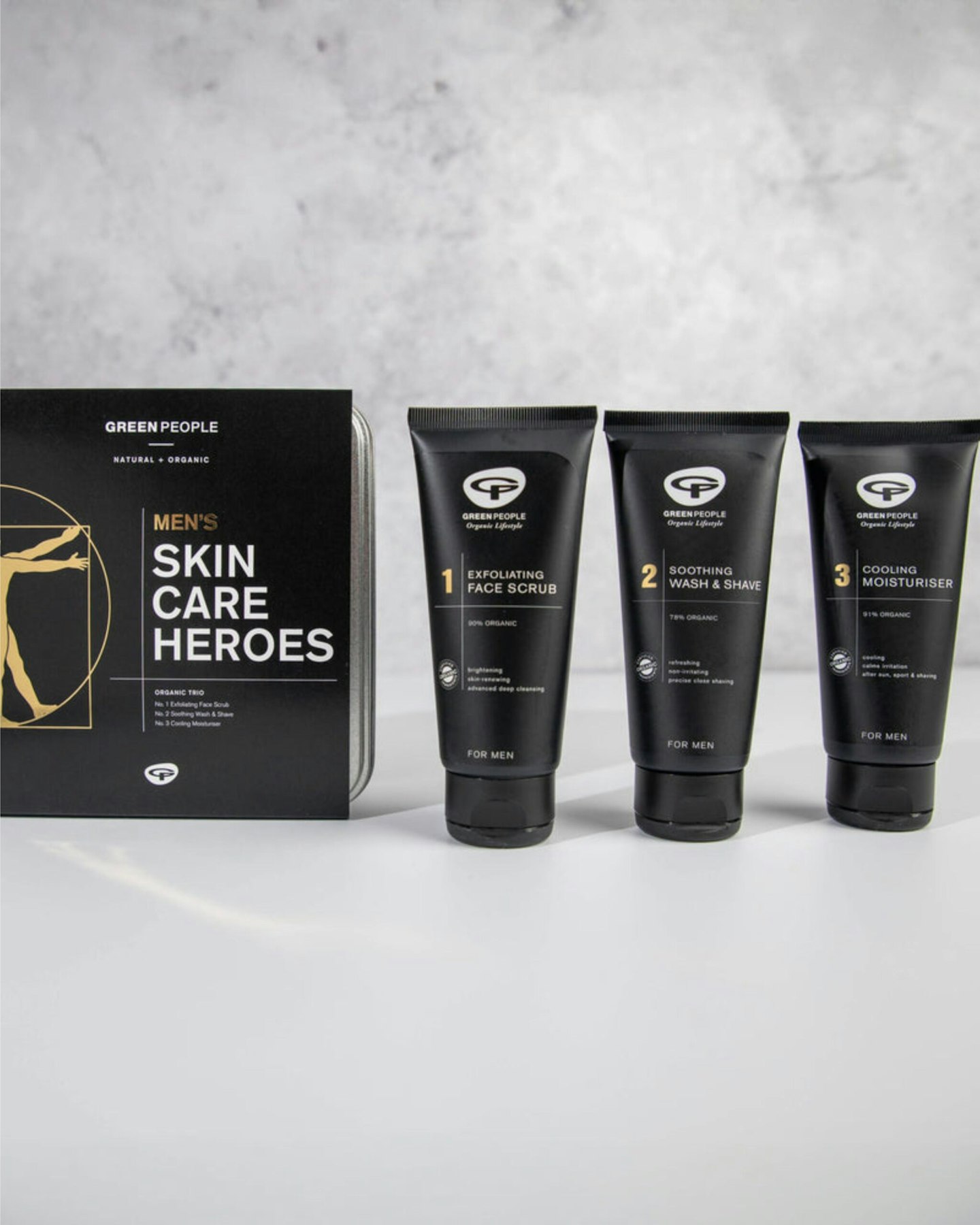 Men’s Skin Care Heroes by Green People
