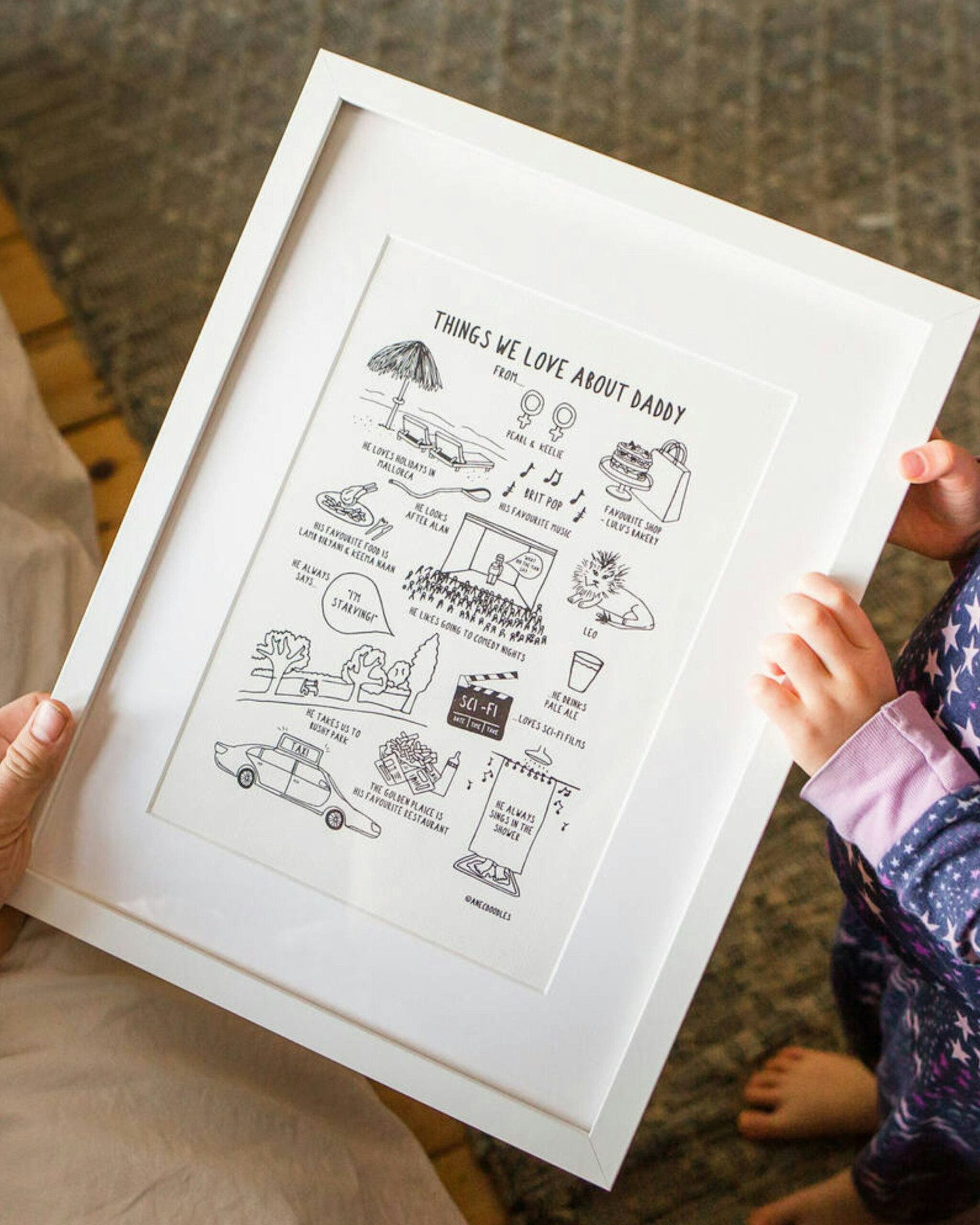 Things We Love About Daddy, Unframed
