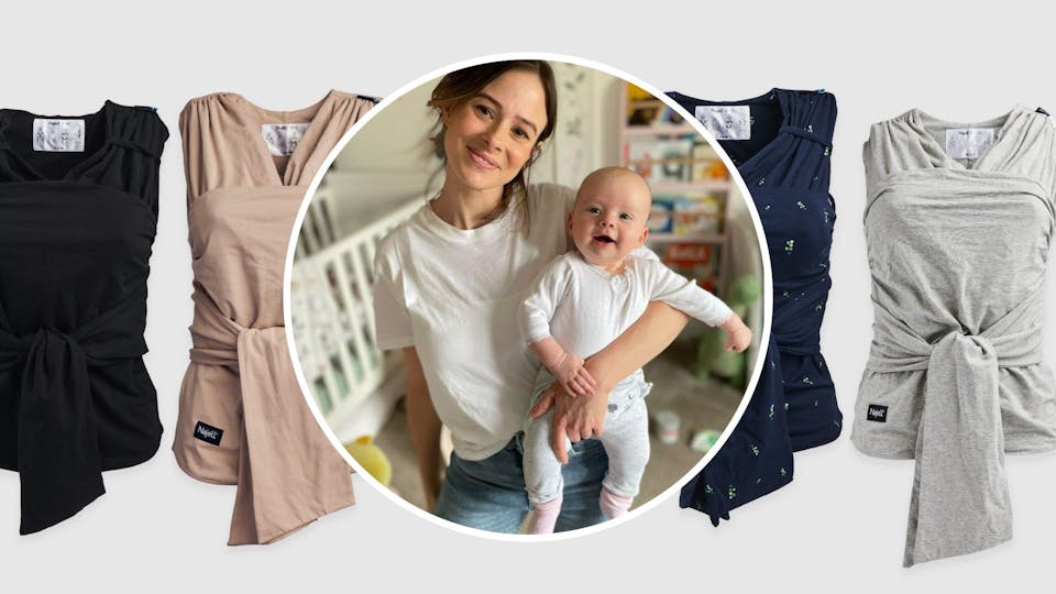 Get 20 off Camilla Thurlow’s favourite baby sling in the Black Friday