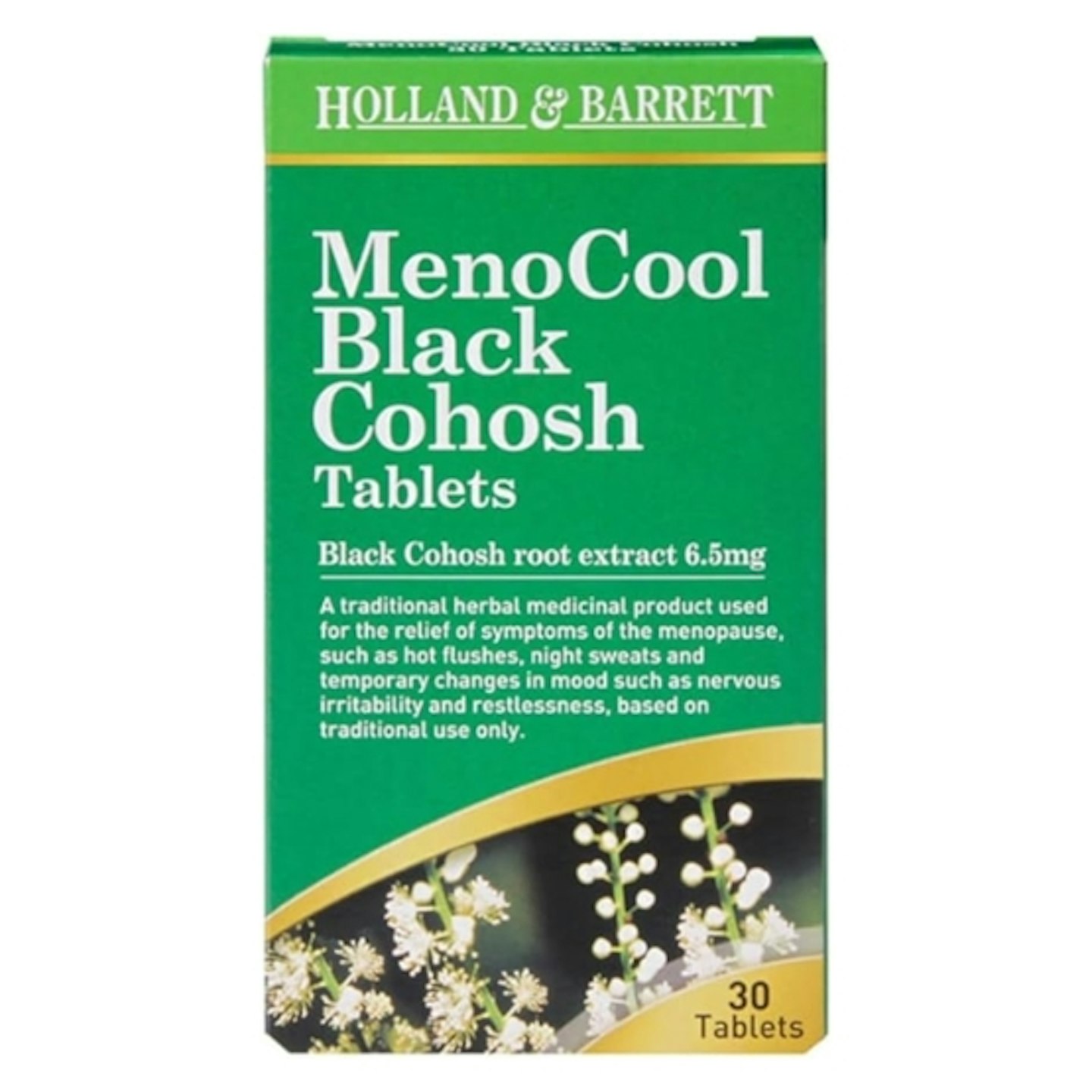 Holland & Barrett MenoCool Black Cohosh Tablets