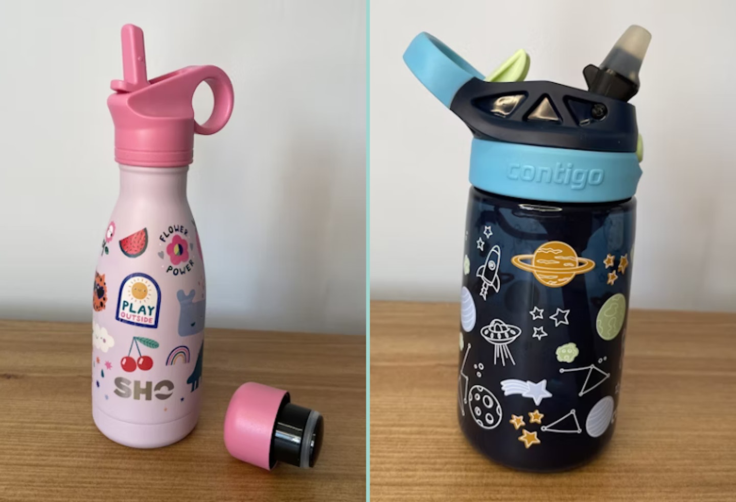 Testing toddler water bottles