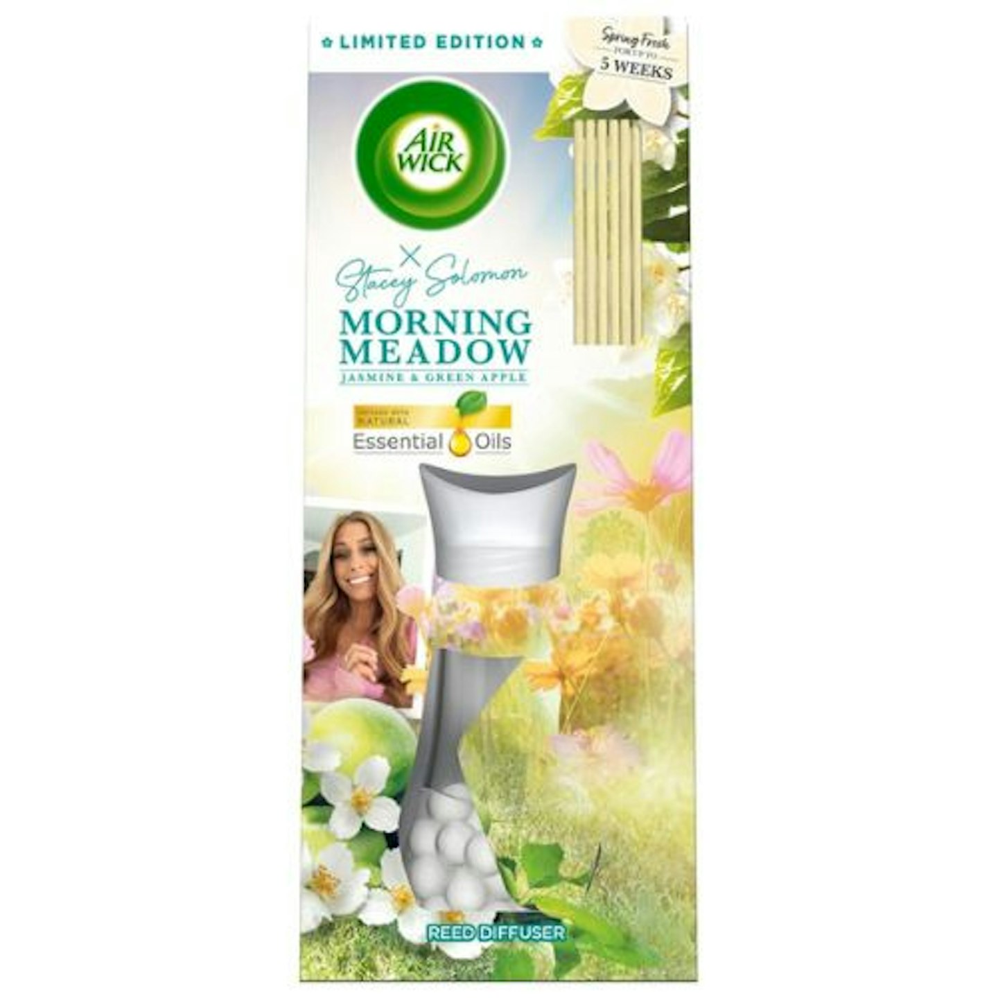 Air Wick Morning Meadow Essential Oils Reeds Diffuser 33ml