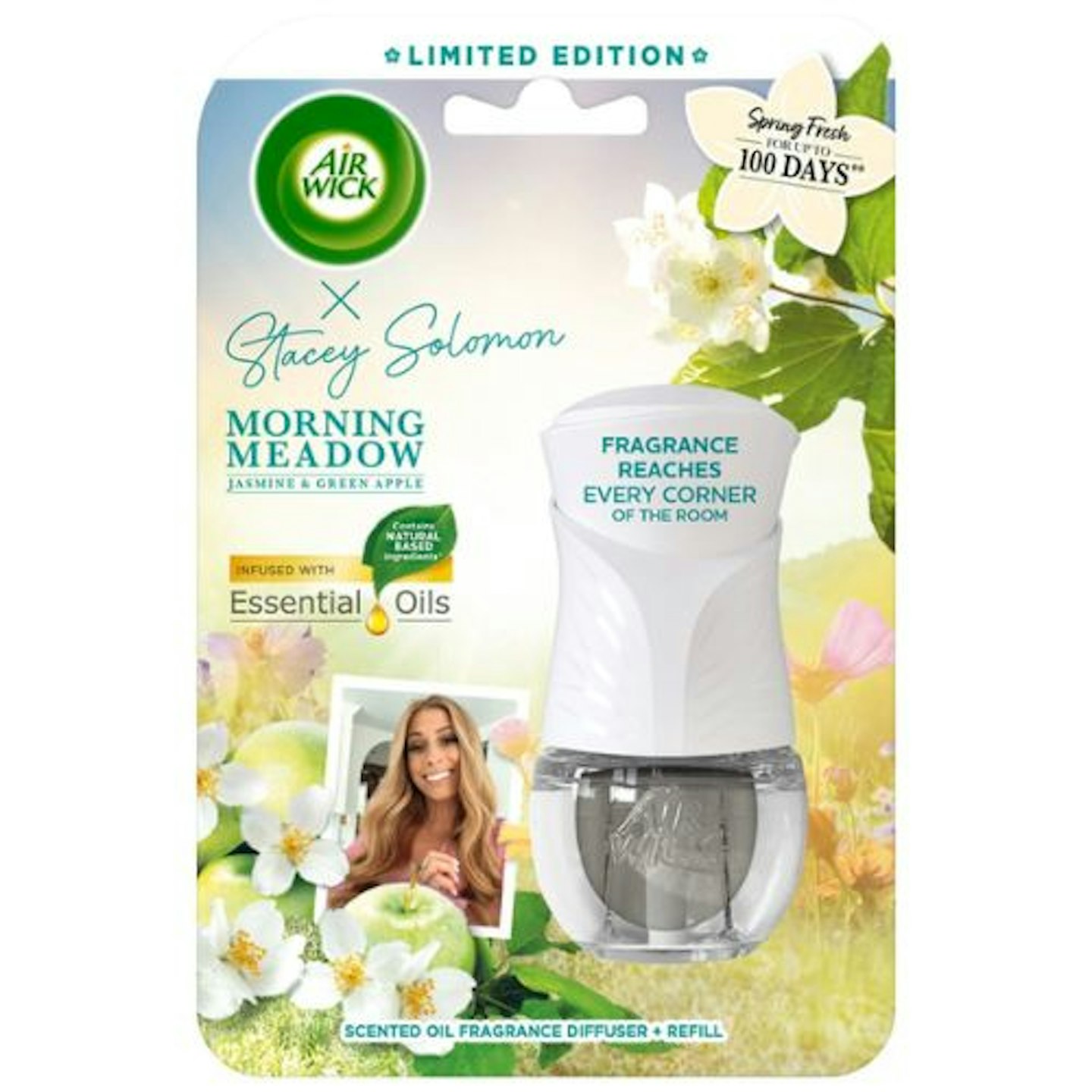Air Wick Morning Meadow Scented Oil Electrical Plug-In Diffuser 19ml