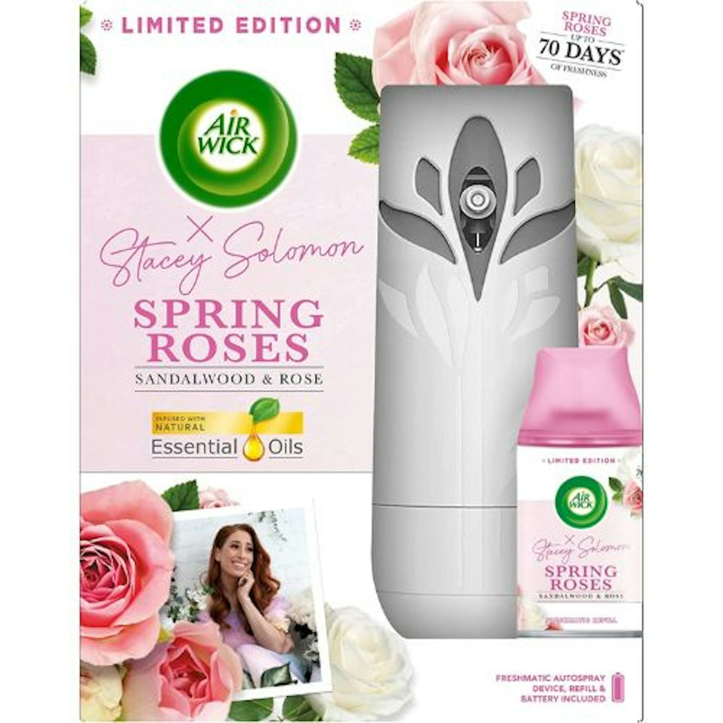 Air Wick Spring Roses Freshmatic Autospray Kit