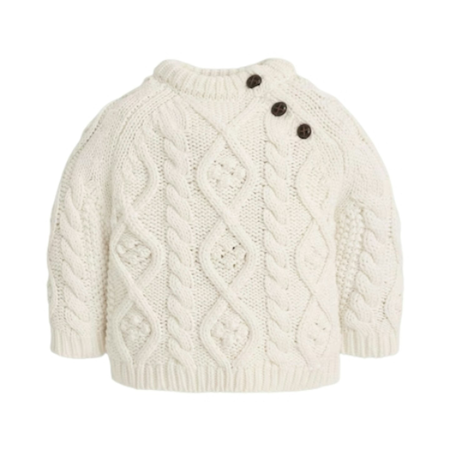 Cream Cosy Cable Jumper