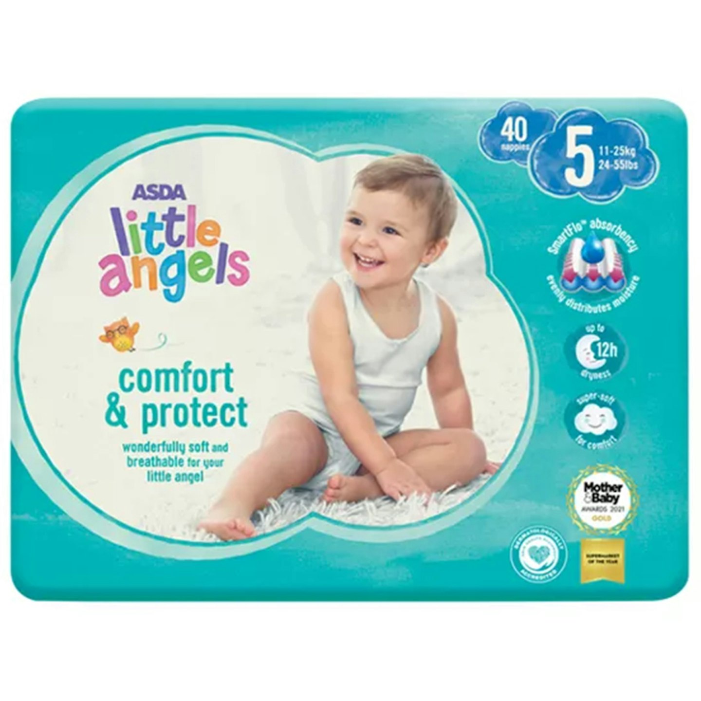 ASDA Little Angels Comfort & Protect best nappies uk