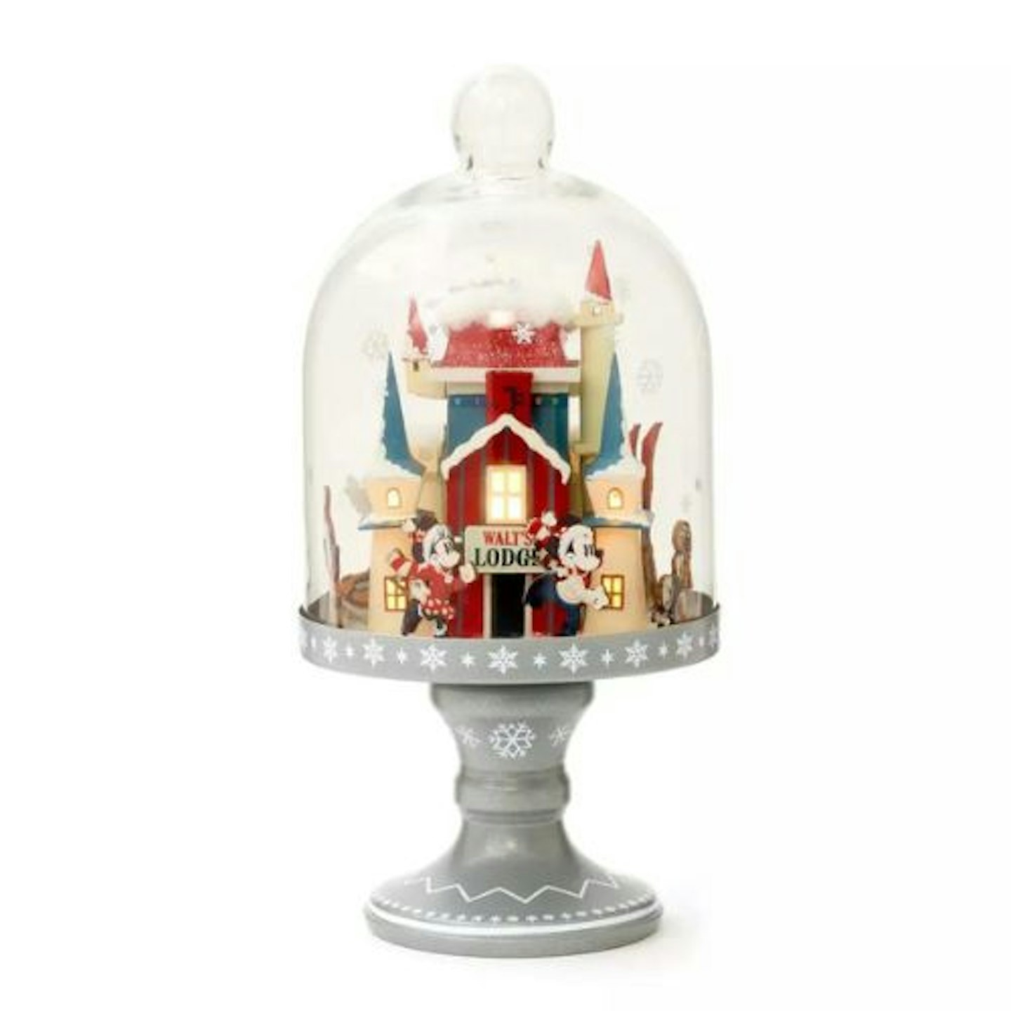 Disney Store Mickey and Minnie Festive Light-Up Figurine