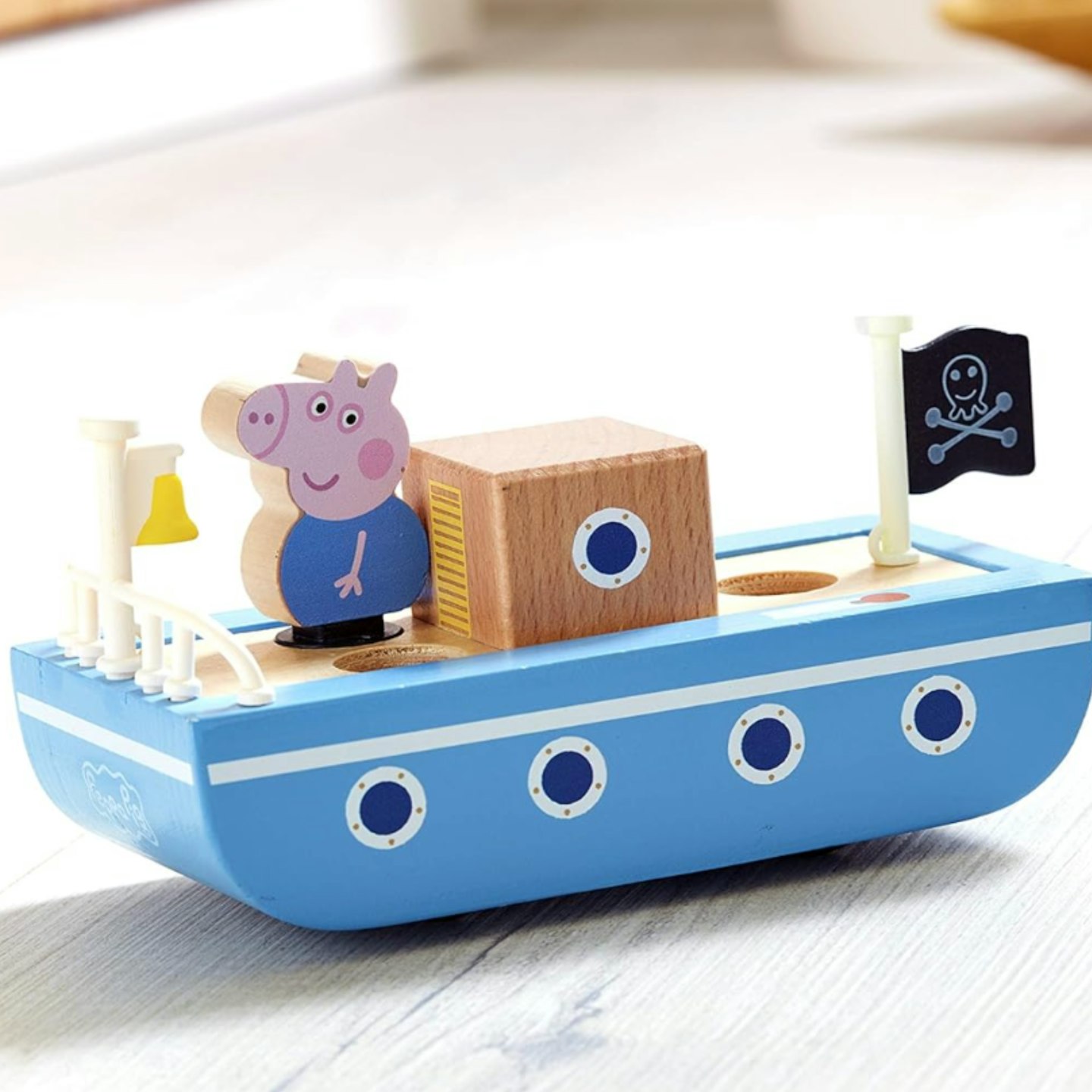 PEPPA PIG GRANDPA PIGS WOODEN BOAT