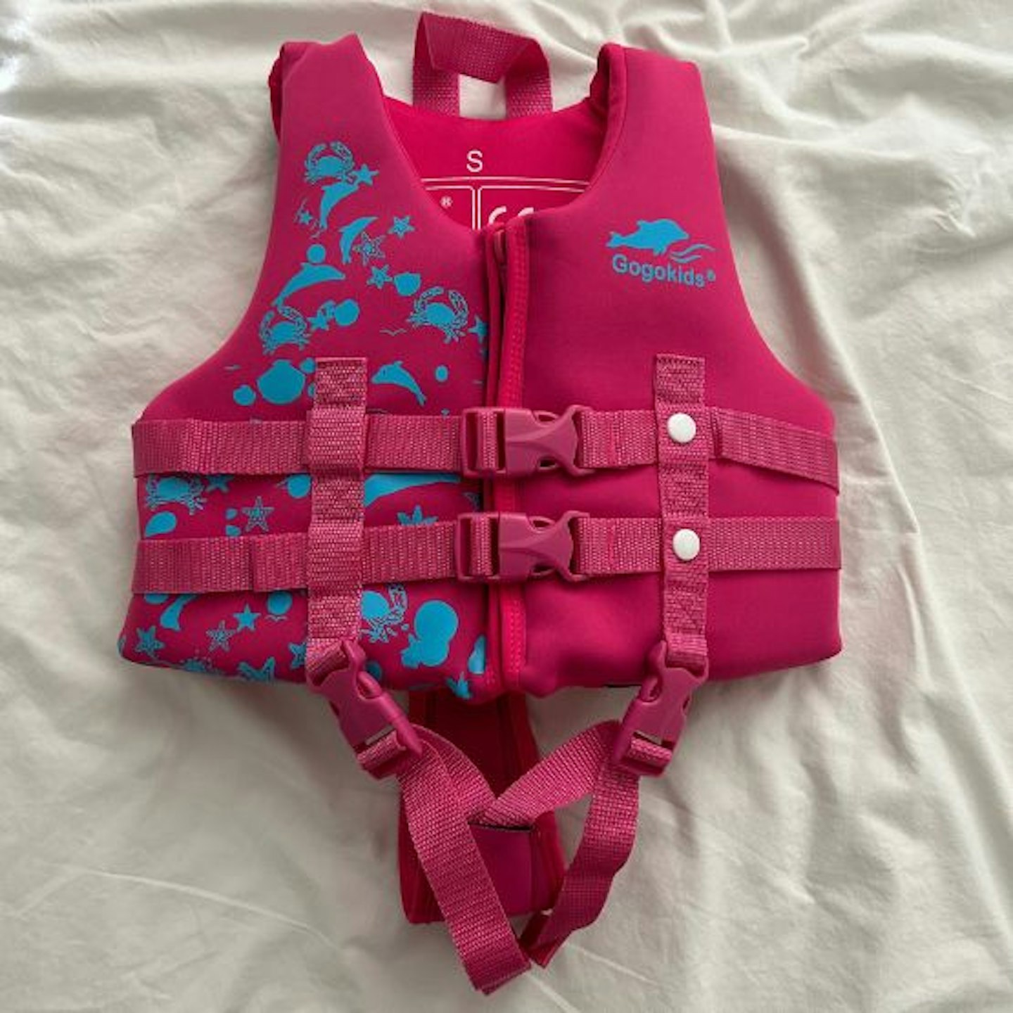 GogoKids Swim Vest in testing