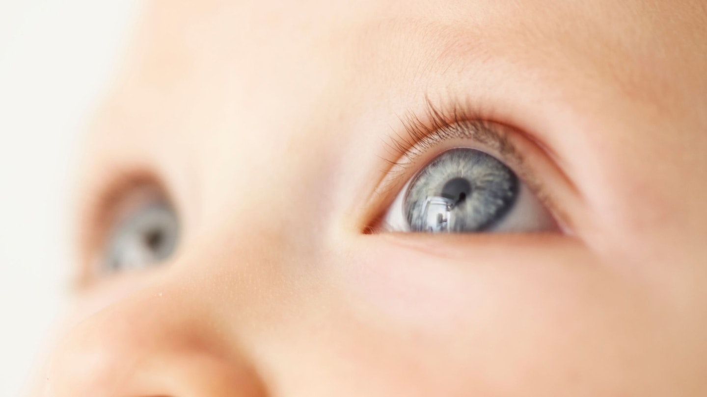 When can babies see clearly?