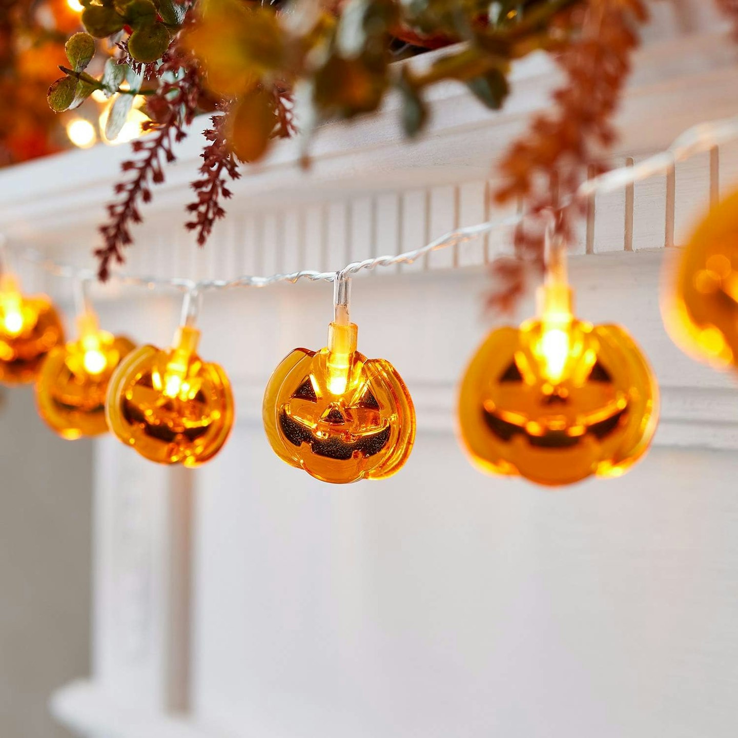 pumpkin fairy lights